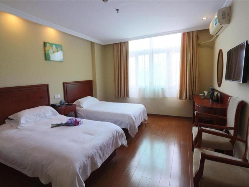Greentree Inn Shanghai Pudong Airport Huaxia East Road Railway Station Shell Hotel Extérieur photo